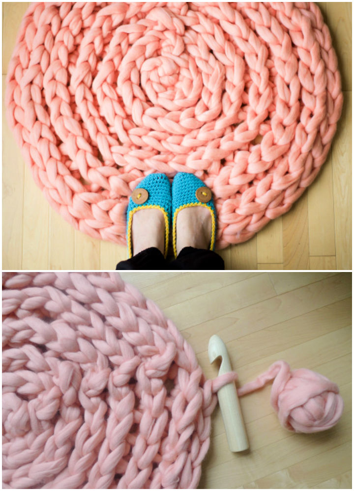 30 Free Crochet Rug Patterns for Beginners Crochet Me