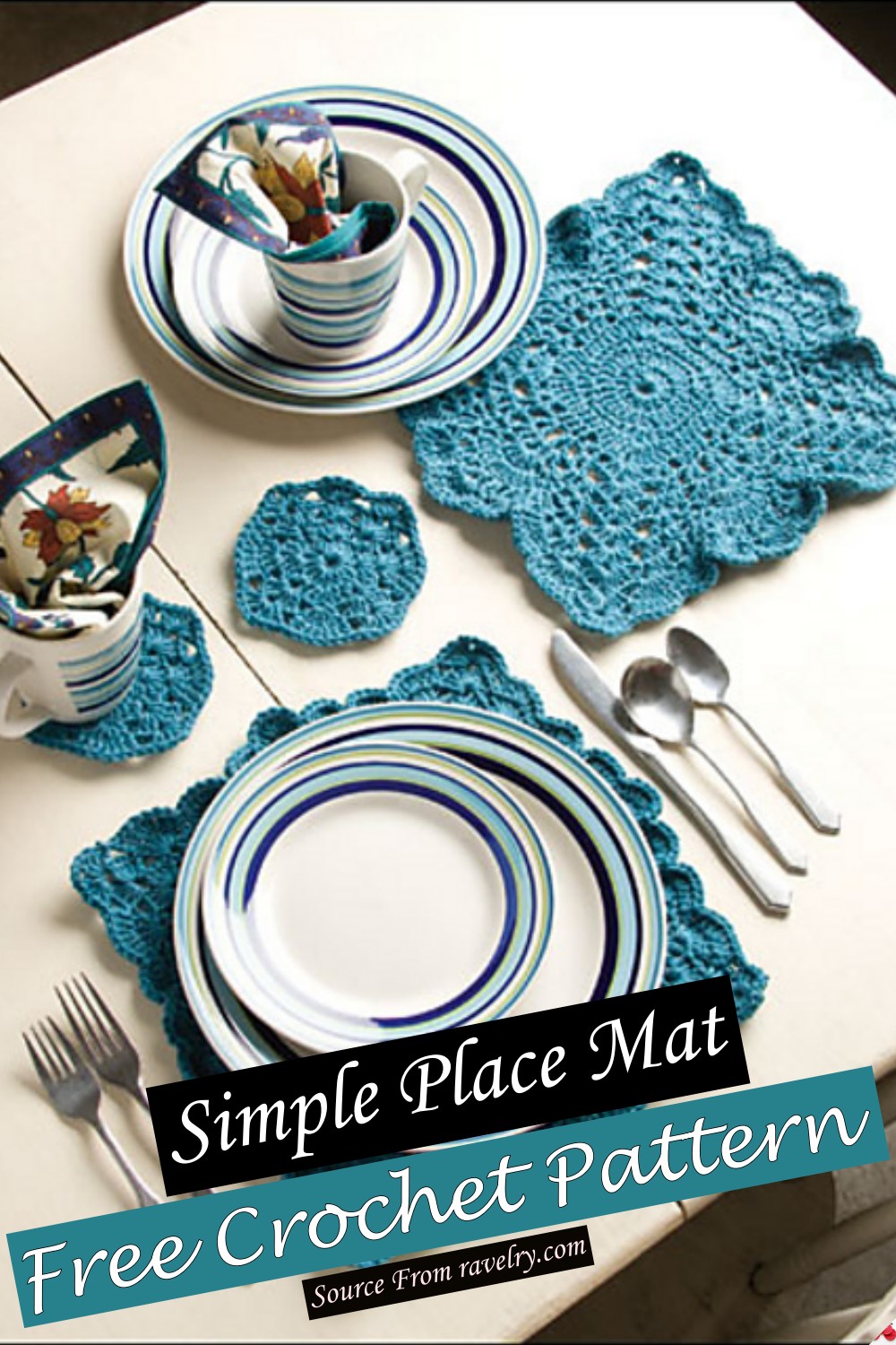 15 Free Crochet Table Mat Patterns For Decoration