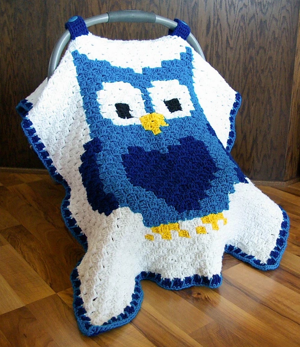 10 Crochet Owl Blanket Patterns For Beginners