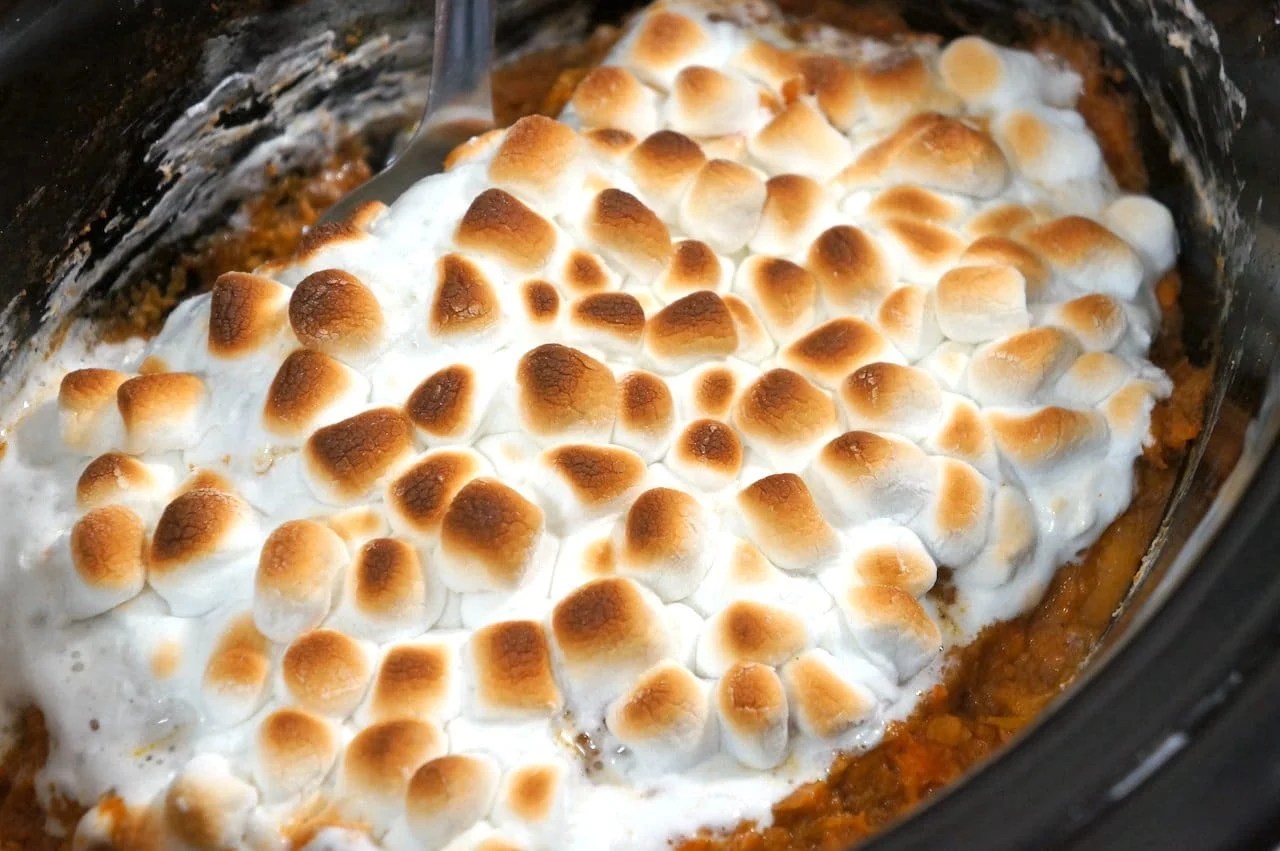 Crock Pot Sweet Potato Souffle