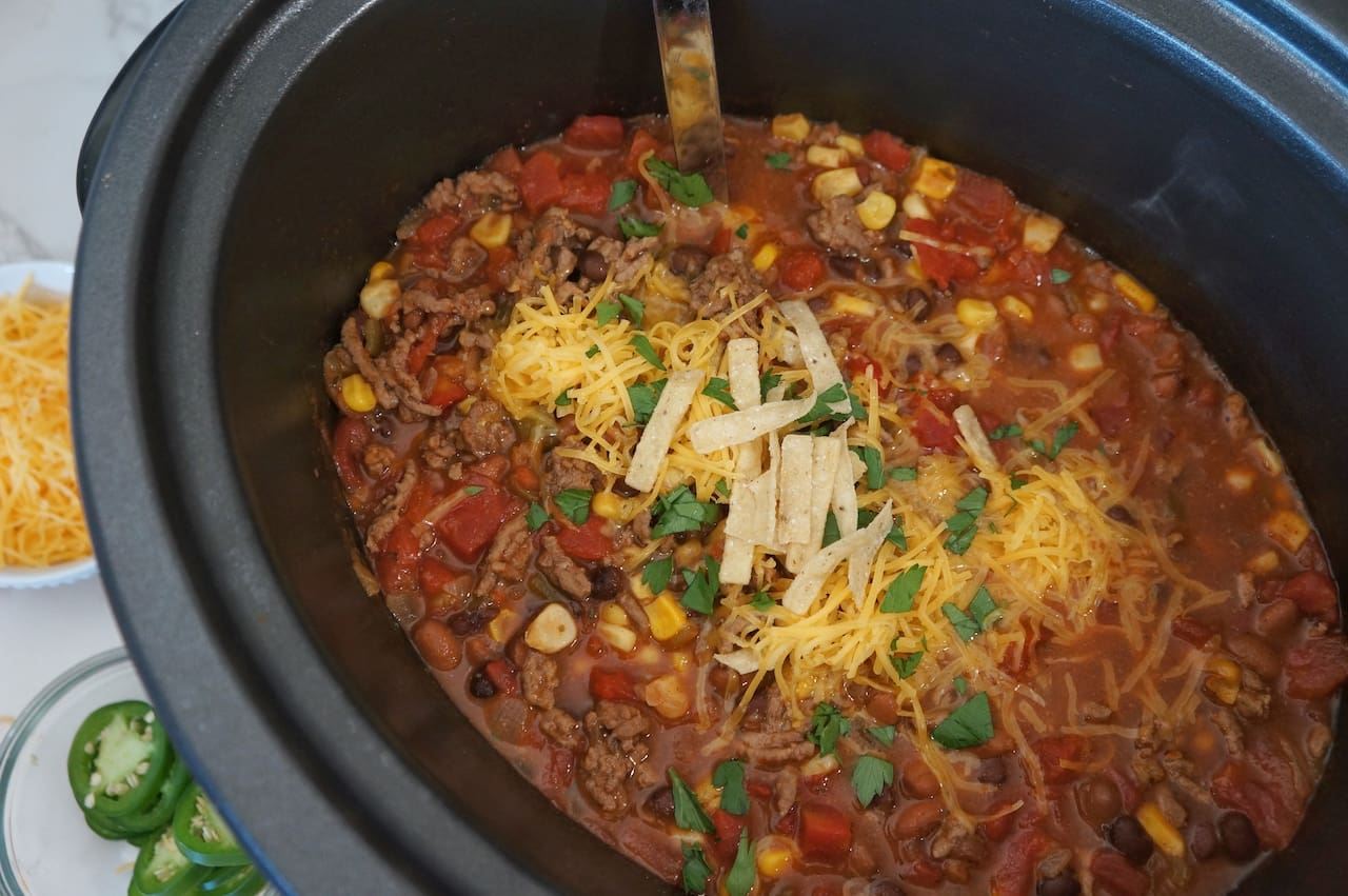 7 Can Taco Soup with Ranch Dressing Mix