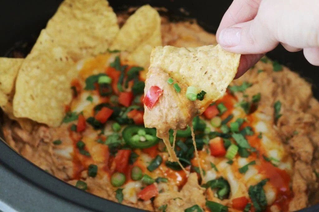 Cream Cheese Bean Dip Recipe Easy Appetizer (Video)