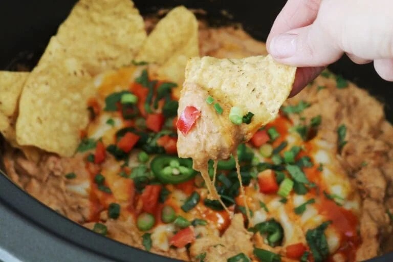 Cream Cheese Bean Dip Recipe Easy Appetizer (Video)