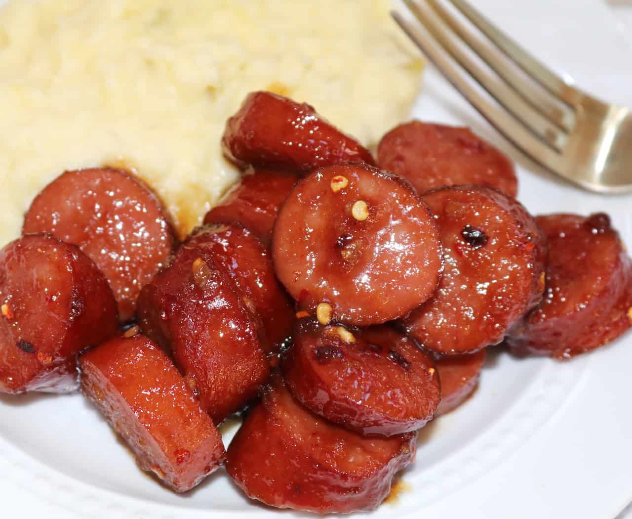 Easy Kielbasa Appetizer Recipe Brown Sugar Kielbasa (Crockpot)