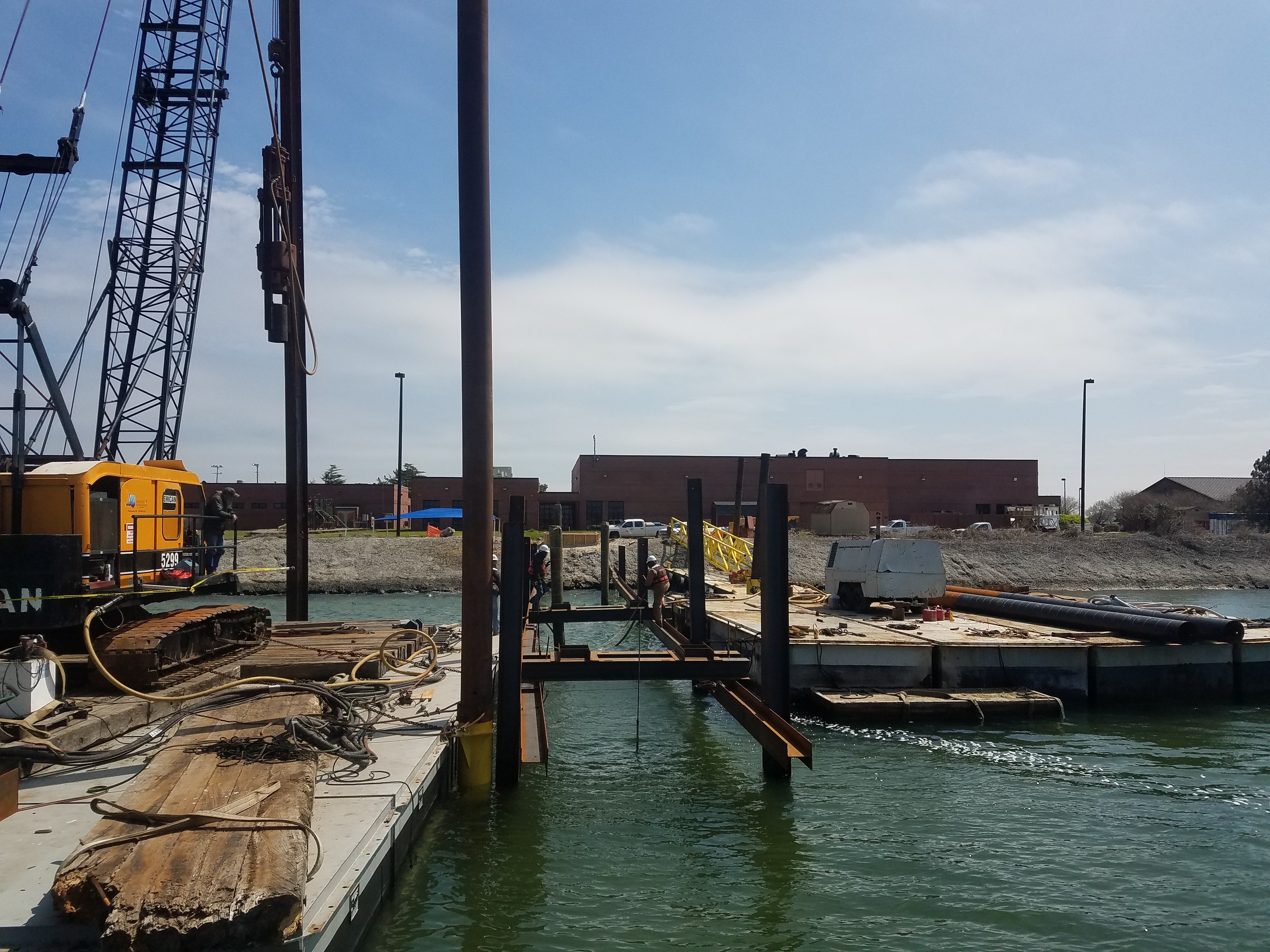 Industry First on Mill Creek Sailing Pier in Hampton, VA Crofton