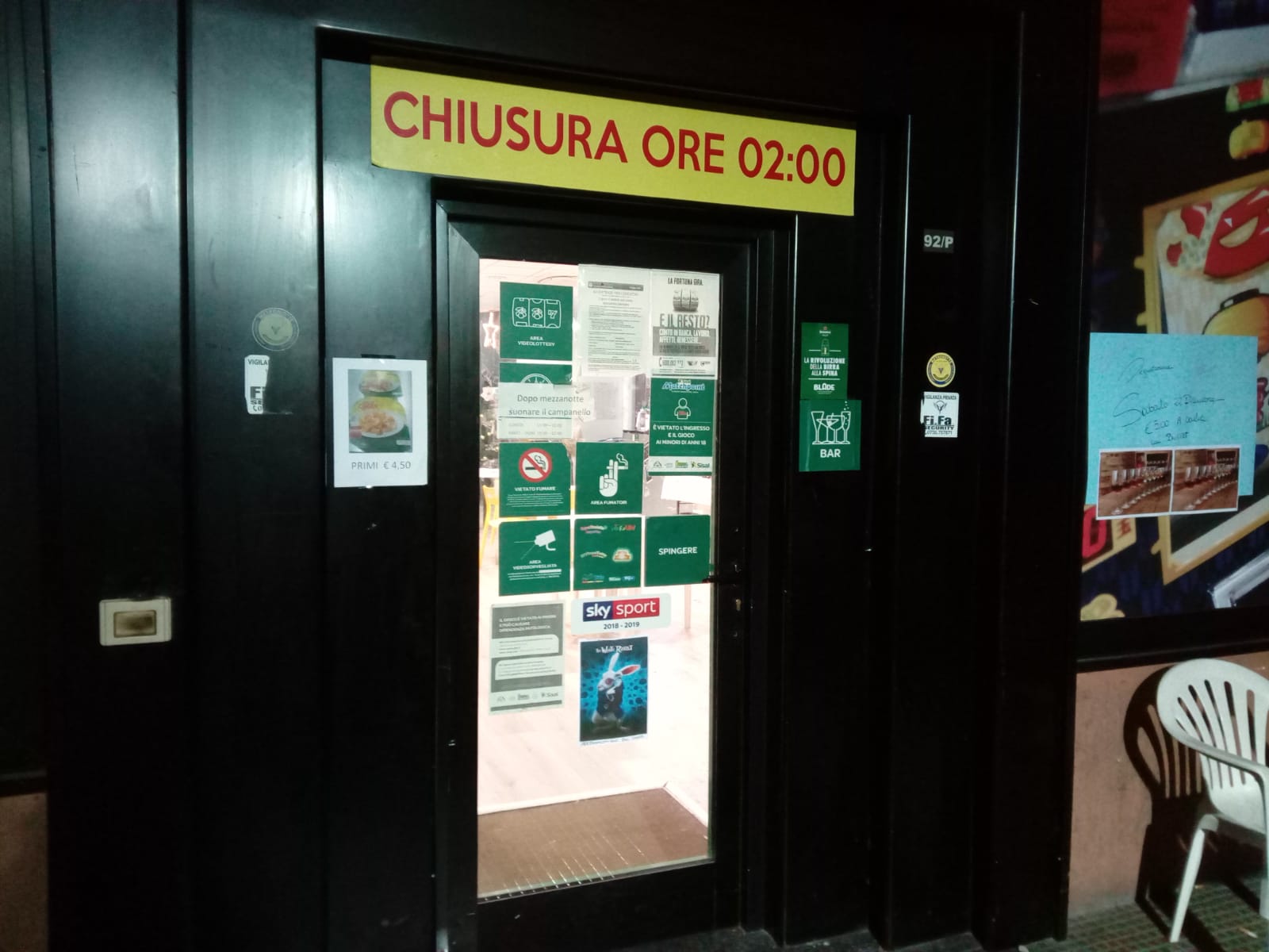 Rapina alla sala Sisal due banditi portano via 30 mila euro