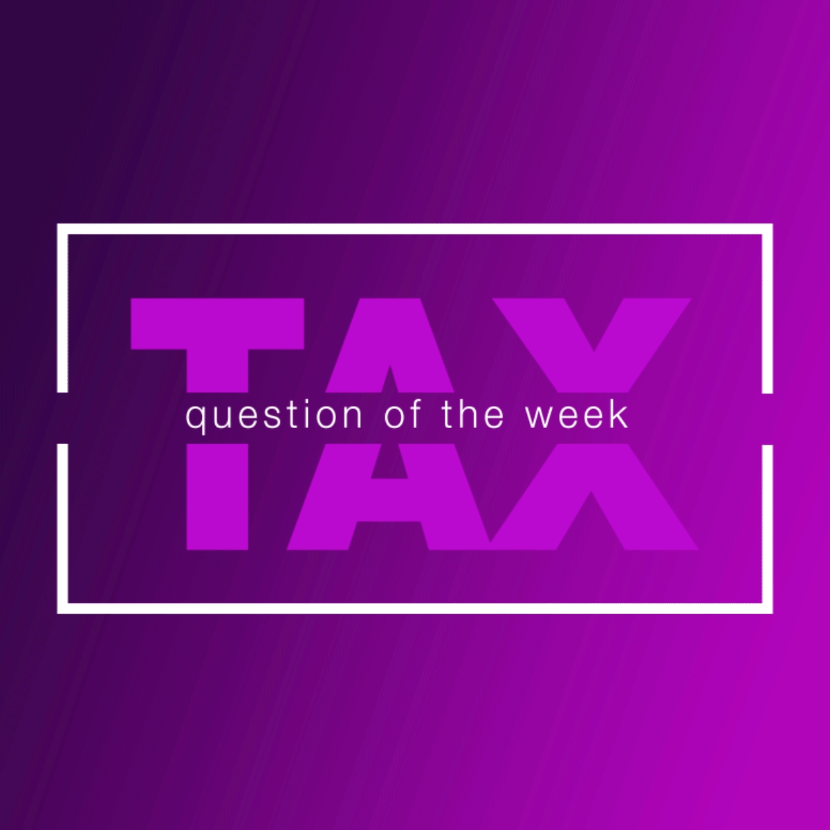 My VIP Tax Team question of the week Blind Person’s Allowance