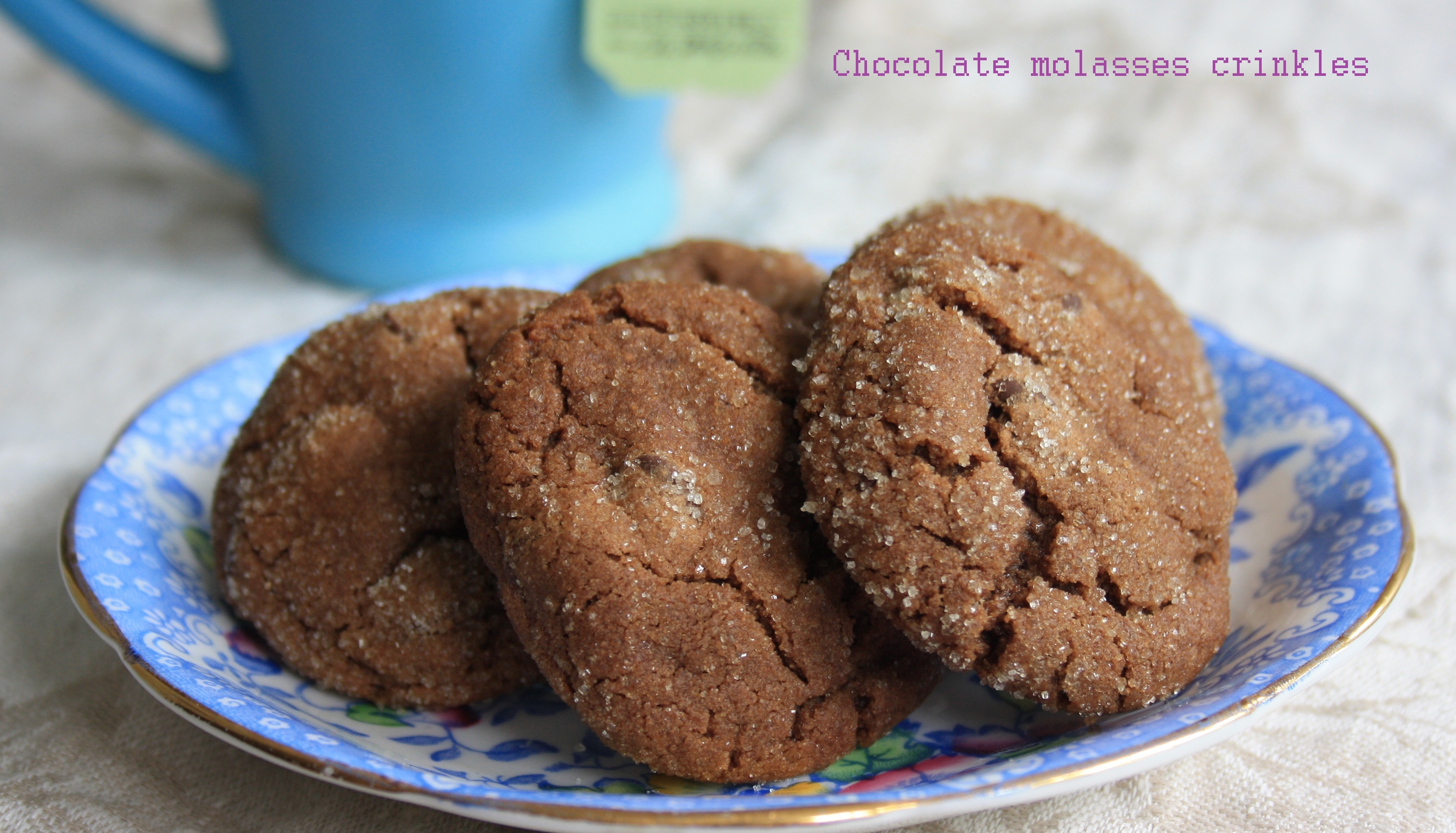 molasses crinkle cookies martha stewart