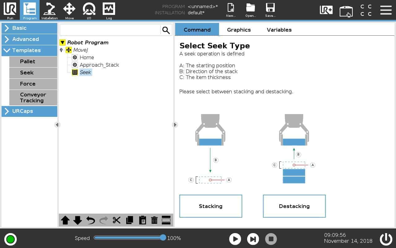 How To Save Time By Using The Seek Function Of A Universal Robot To