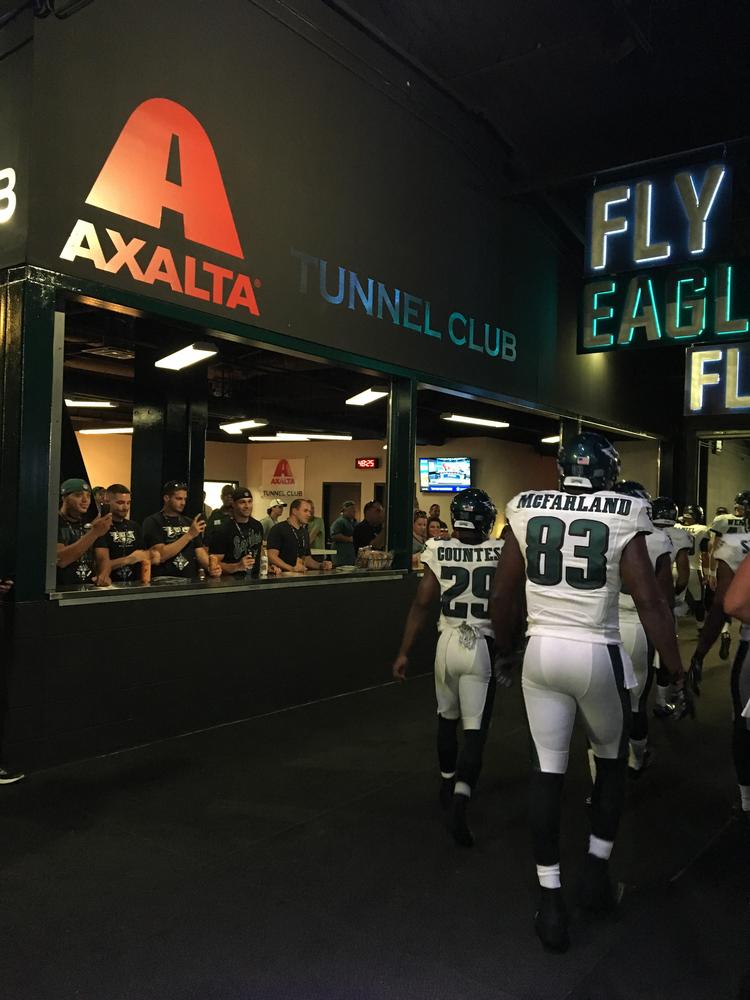 The Eagles are Offering FancyAss Tunnel Seating this Year Crossing Broad