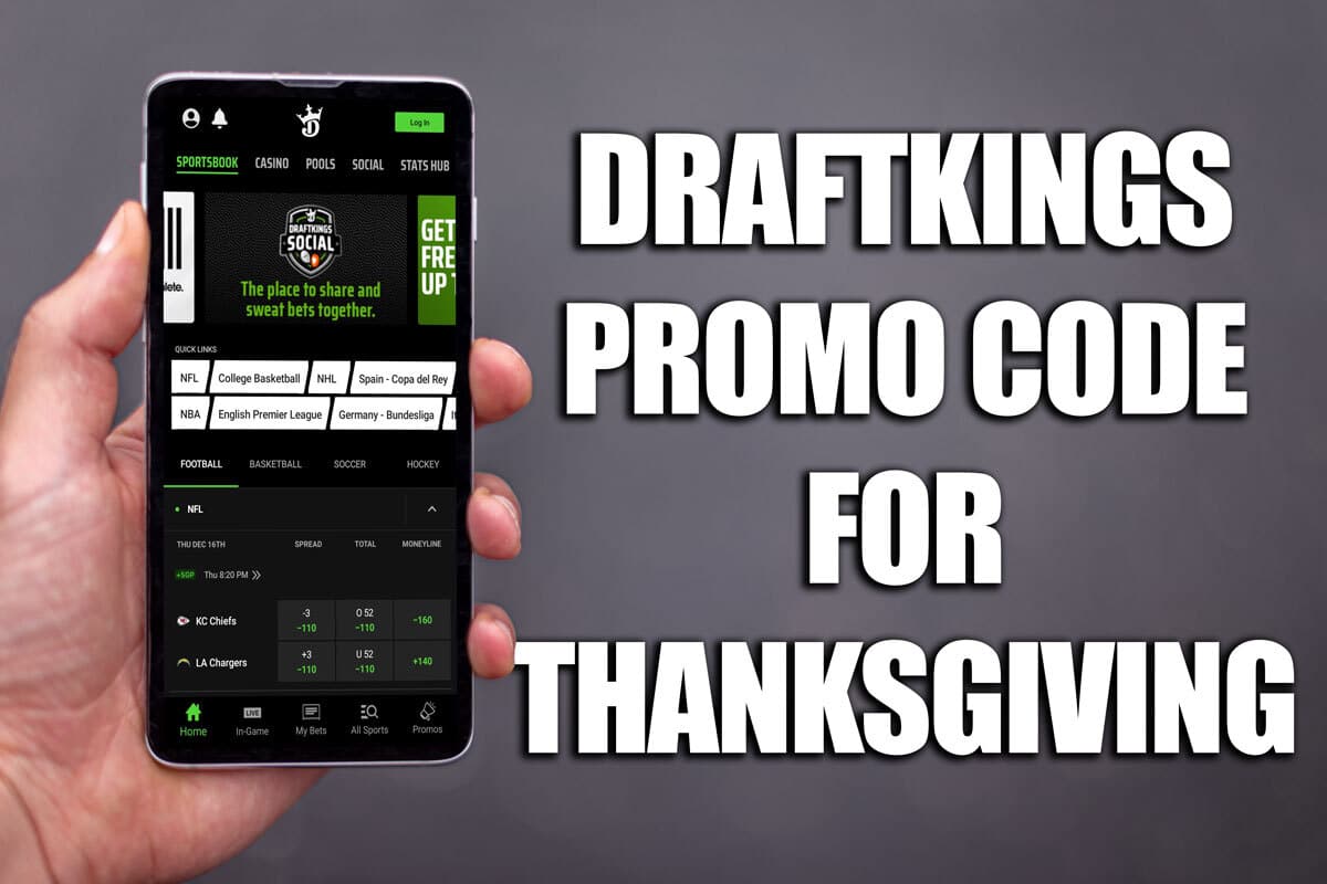 DraftKings Promo Code Thanksgiving NFL Bonus Turns 5 Into 150