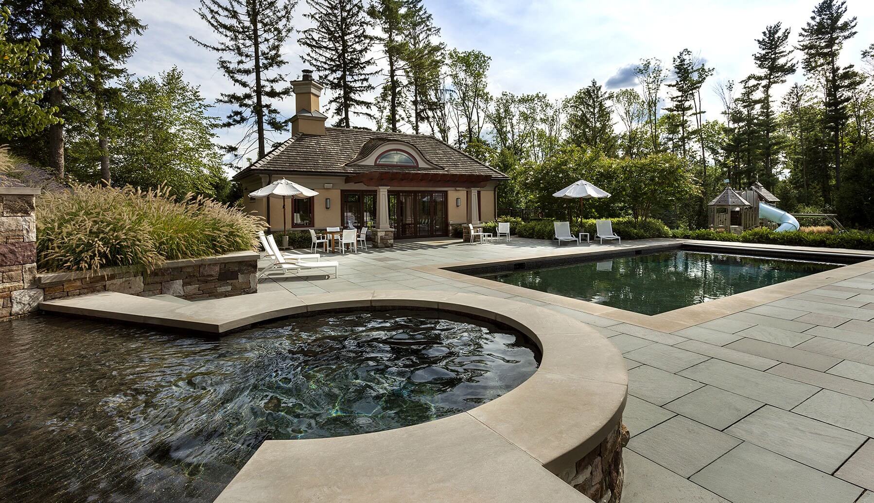 Custom Pools, Spas & Water Features in New Jersey Cross River Design