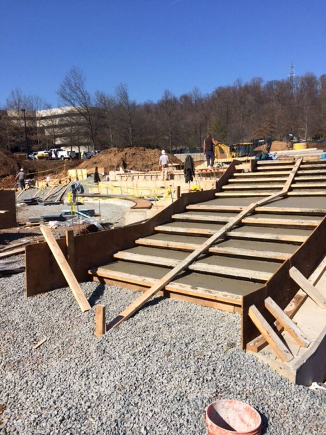 Granite Stairs Berkeley Heights, New Jersey Cross River Design