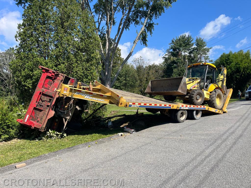 Truck Rollover on Westview Cross Croton Falls Fire Department