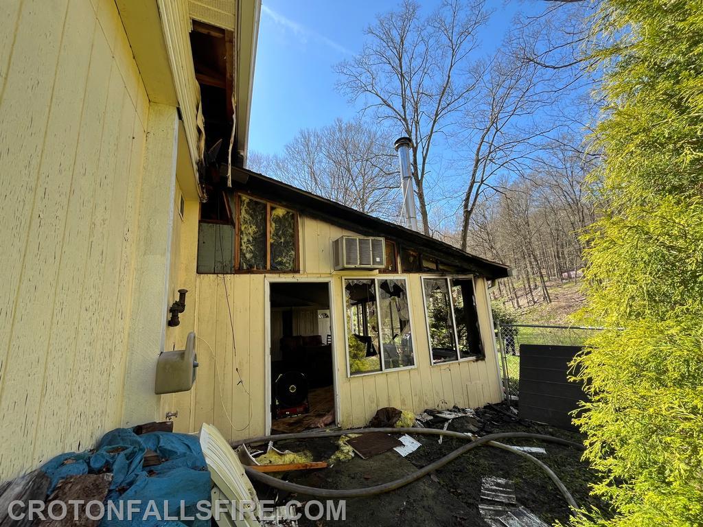 Working House Fire on Hawley Road Croton Falls Fire Department