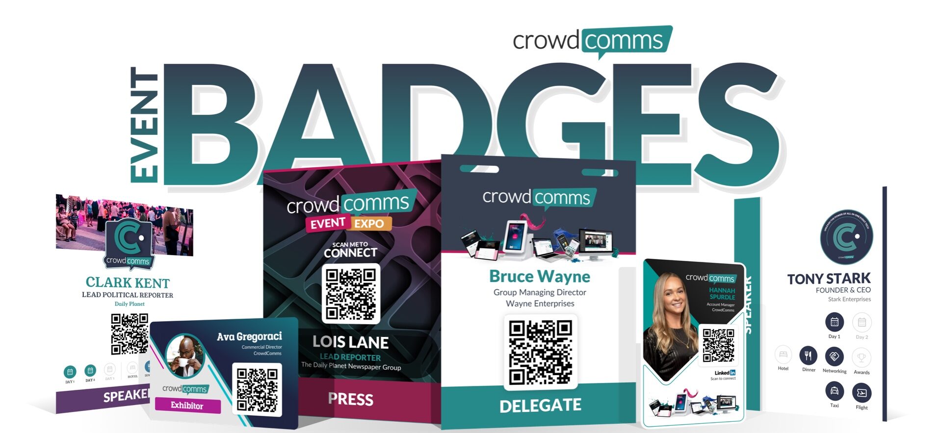 10 Ways to Personalise your Event Badge