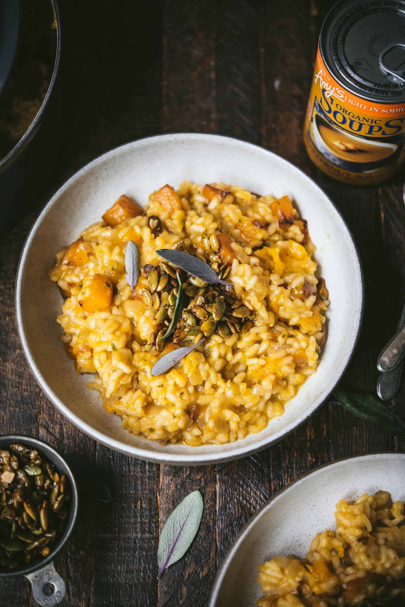 Vegan Butternut Squash Sage Risotto Crowded Kitchen