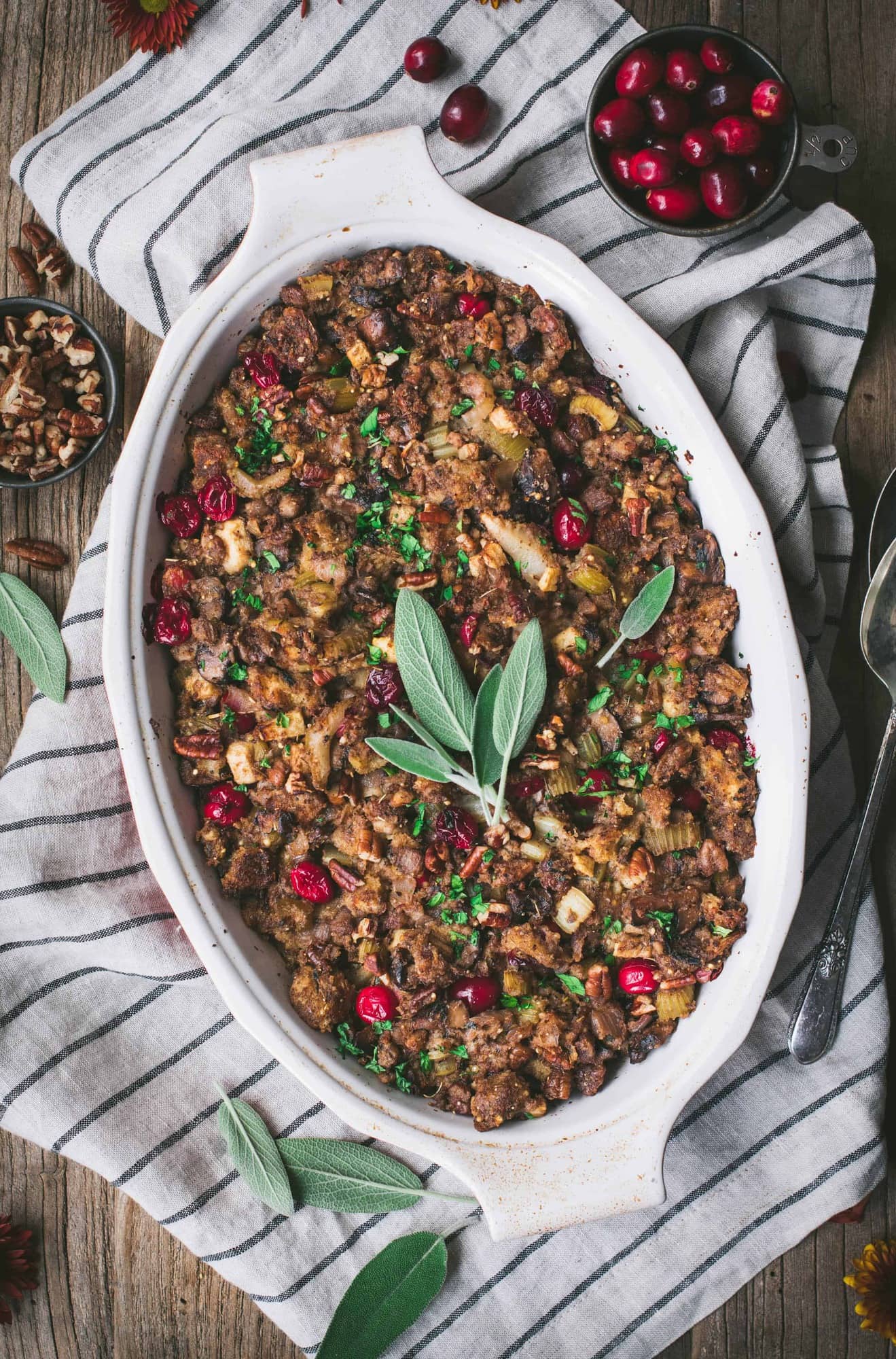 Easy Gluten Free Stuffing for Thanksgiving Crowded Kitchen