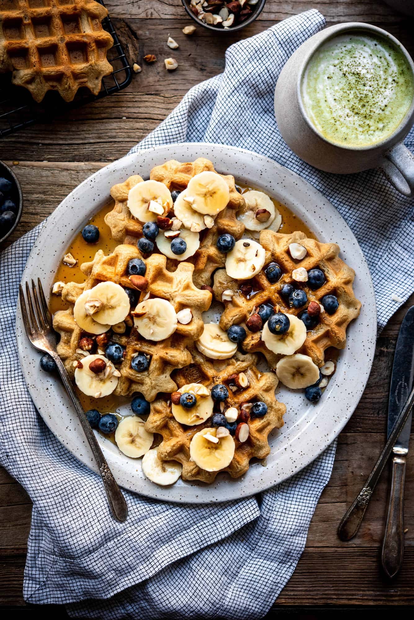 Crispy Gluten Free/Vegan Waffles Crowded Kitchen