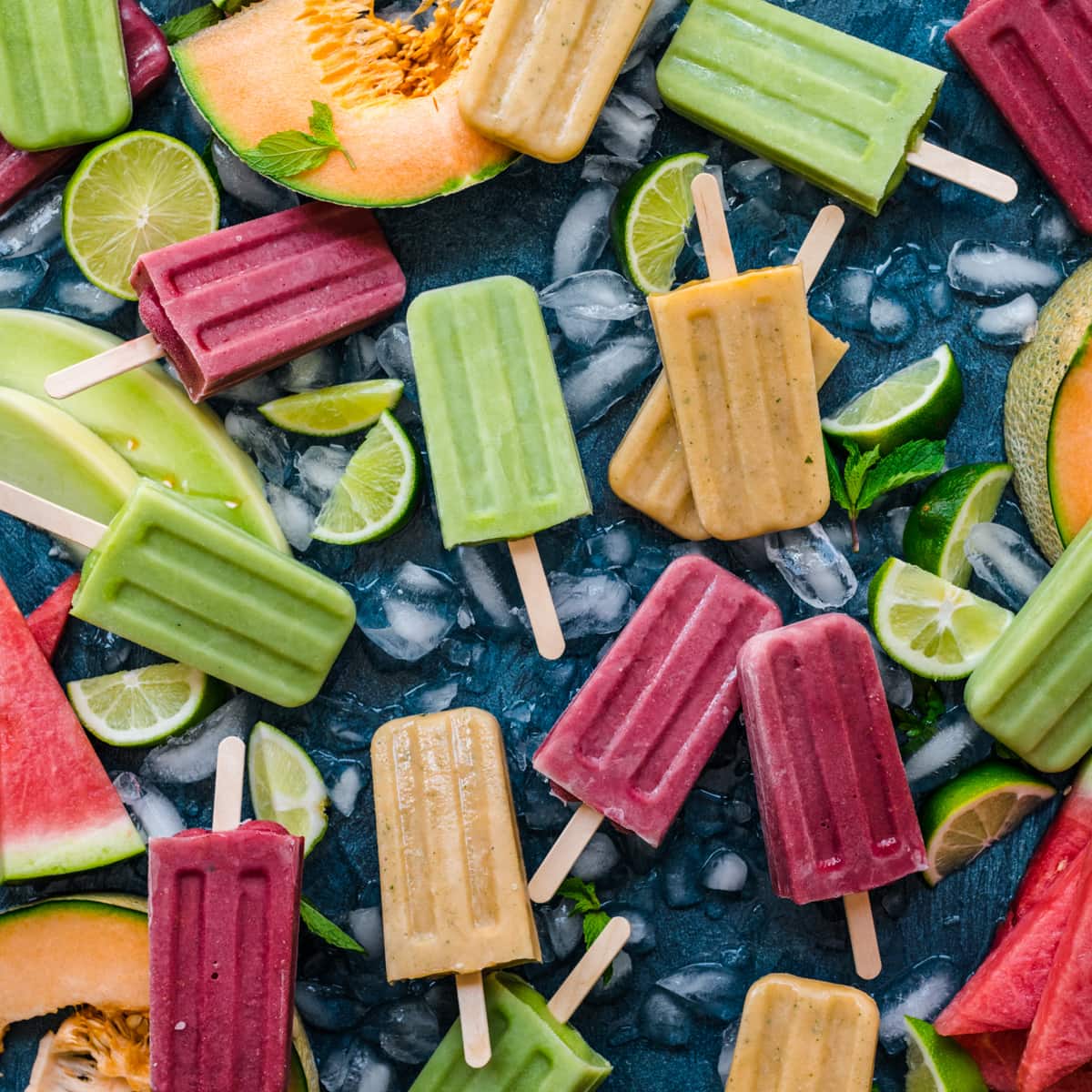 Melon Yogurt Popsicles Crowded Kitchen