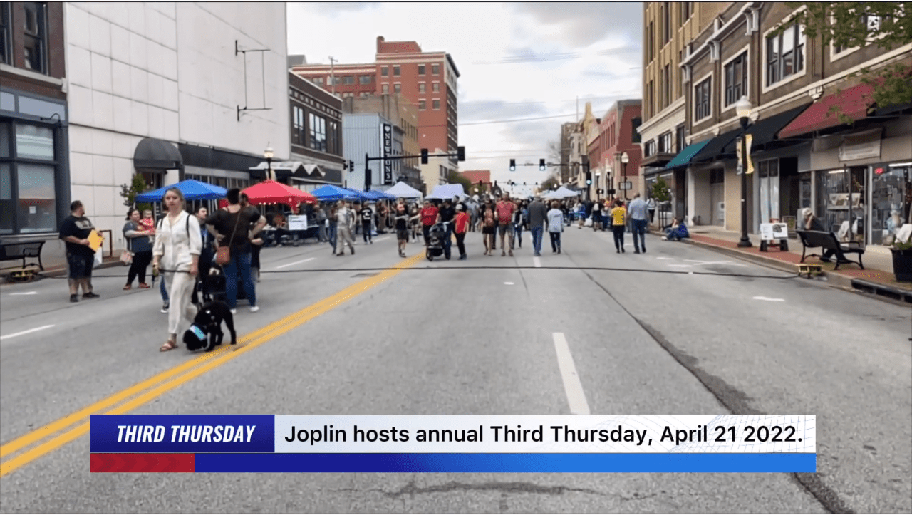 VIDEO Joplin Hosts Annual Third Thursday