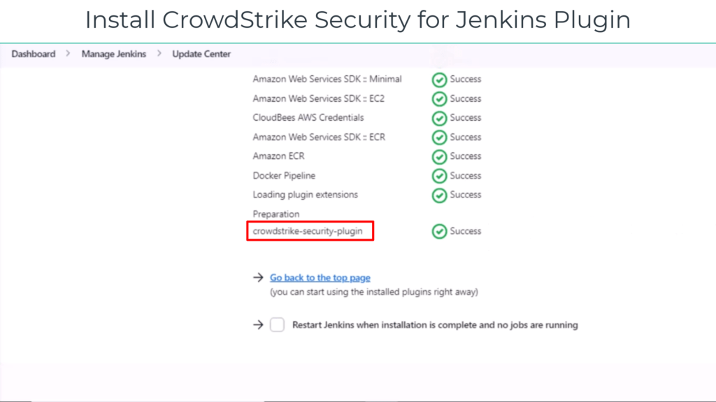 Securing your Jenkins CI/CD Container Pipeline with CrowdStrike