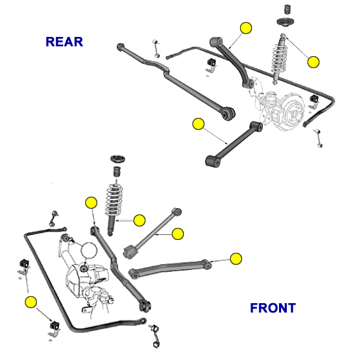 Jeep Tj Rear Suspension Diagram