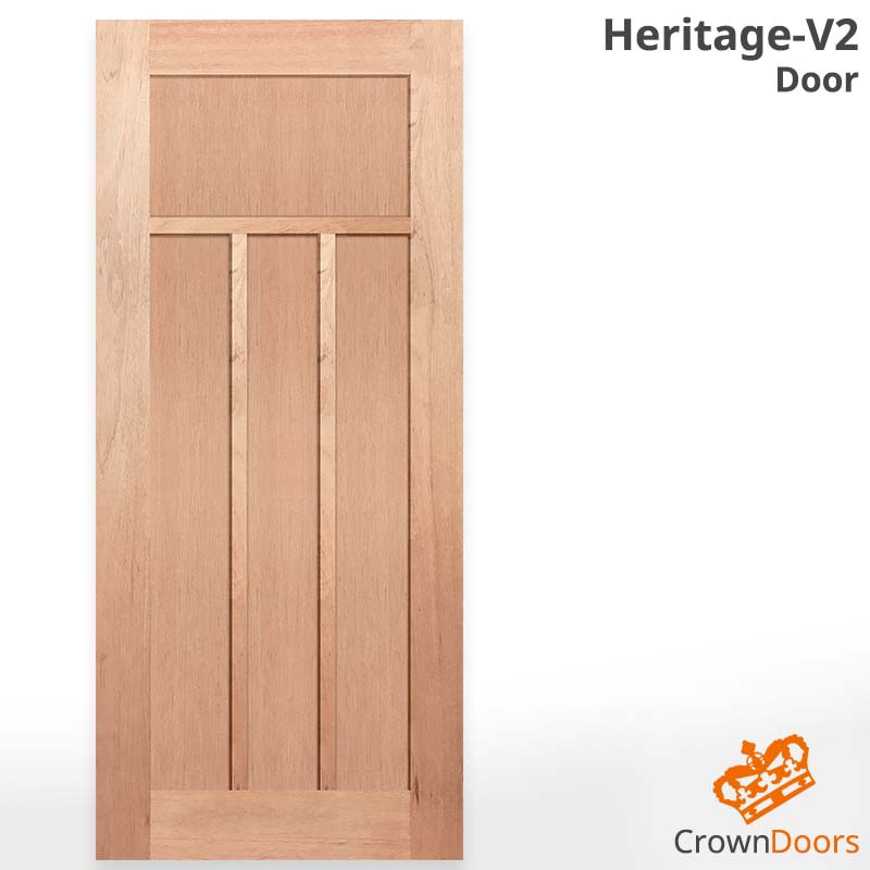HeritageV2 Solid Engineered Door Crown Doors