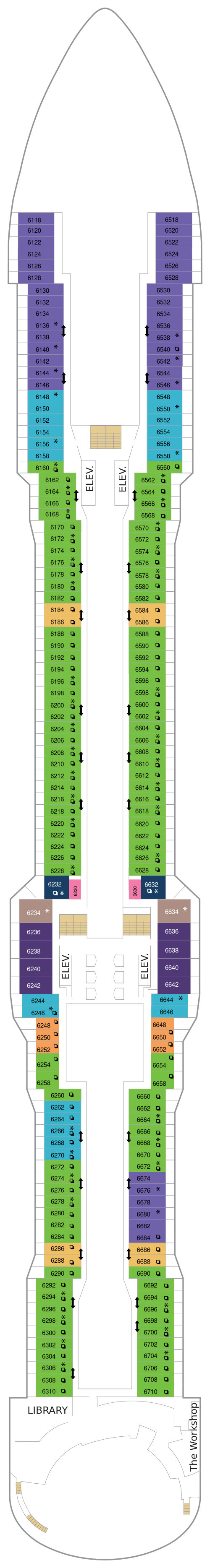 Anthem of the Seas Deck Plans CruiseInd