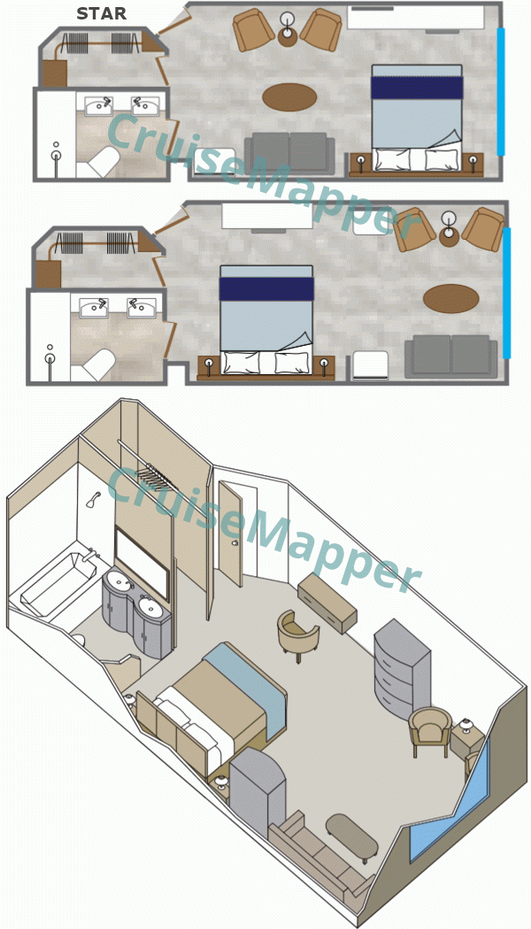 Star Breeze cabins and suites CruiseMapper
