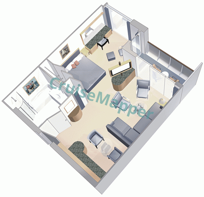 Mariner Of The Seas cabins and suites CruiseMapper