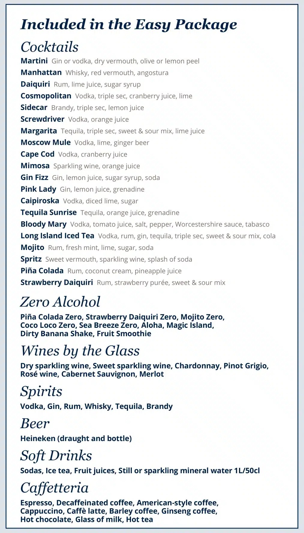 MSC Cruises Drink Packages Guide (2024)