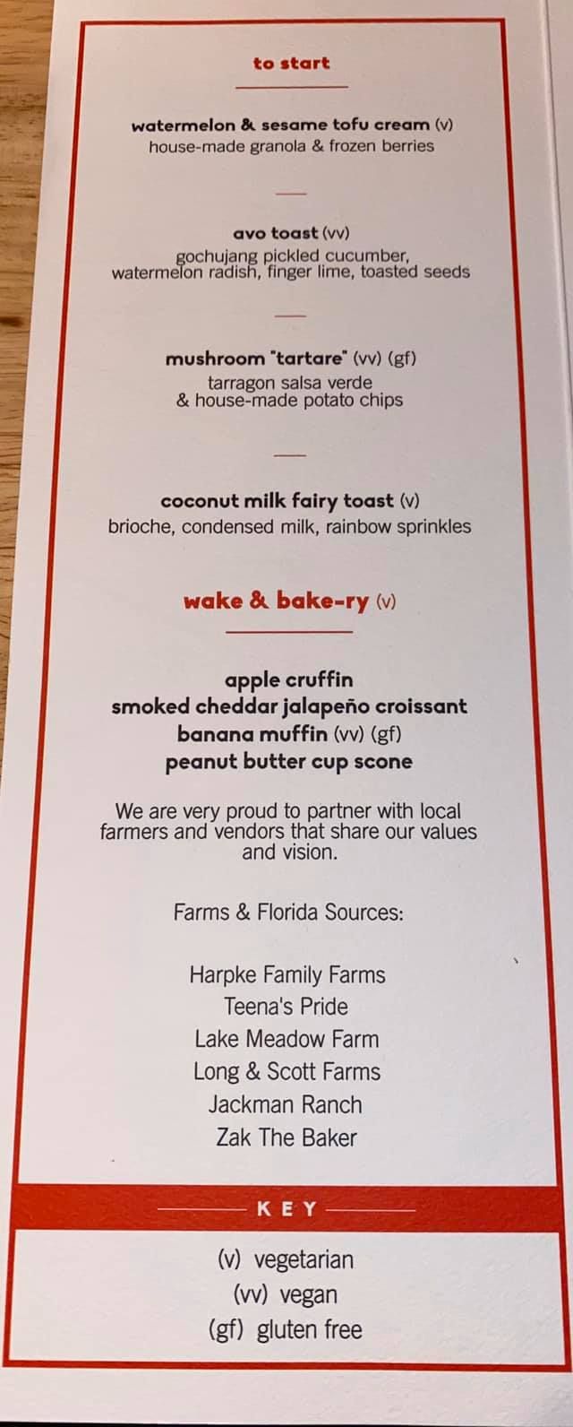 Virgin Voyages Cruise Line Scarlet Lady Menus and Food Pictures