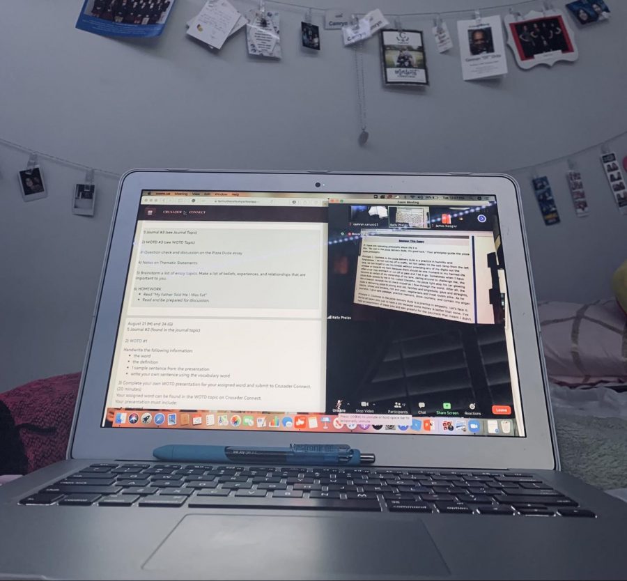 Online vs. In Person School Online is Better Crusader Chronicle