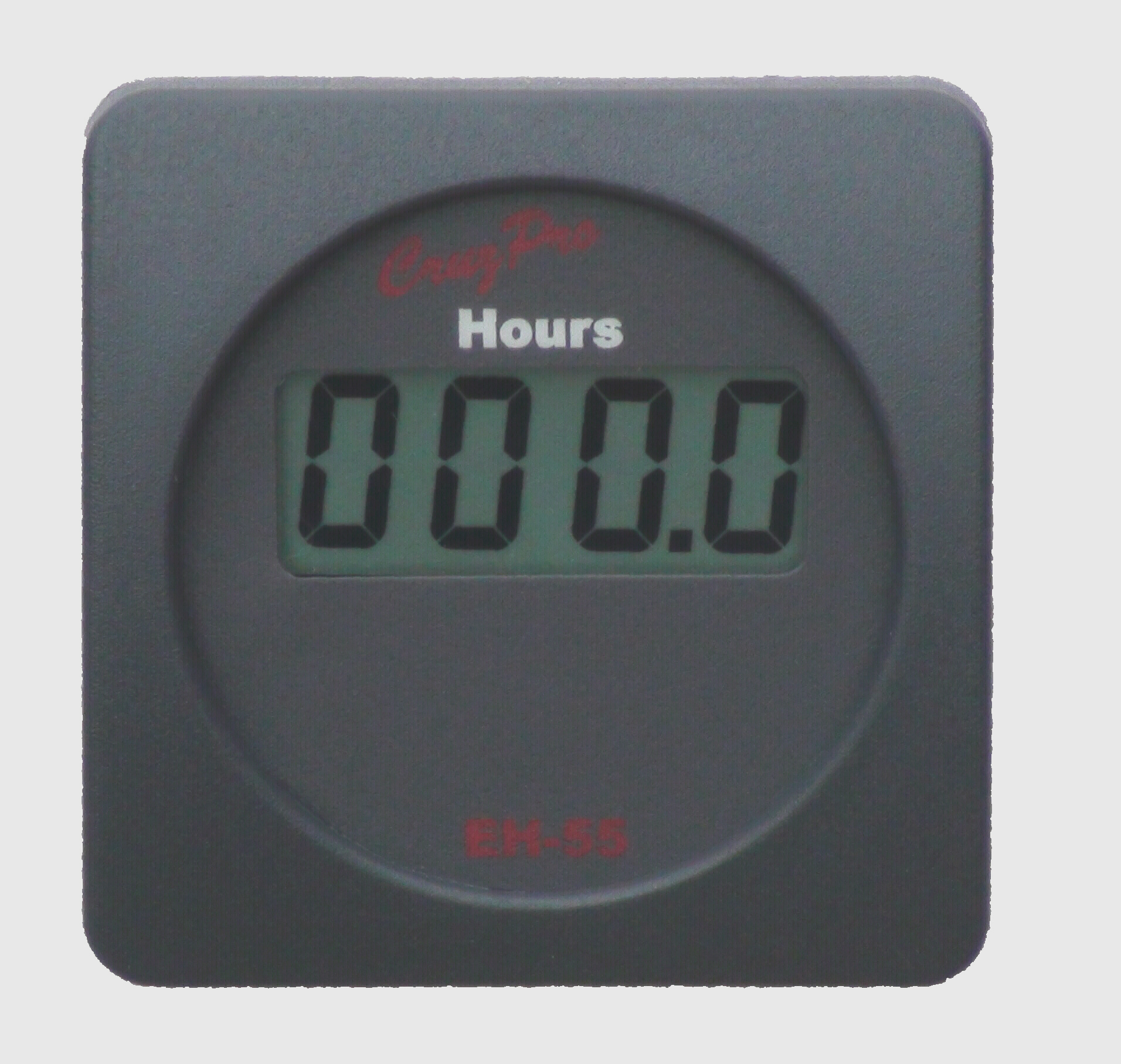 CruzPro EH55 Simple Digital Engine Hours and Elapsed Time Gauge