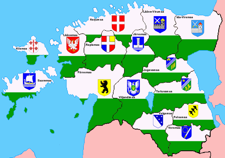 Estonia Subdivisions (Overview)