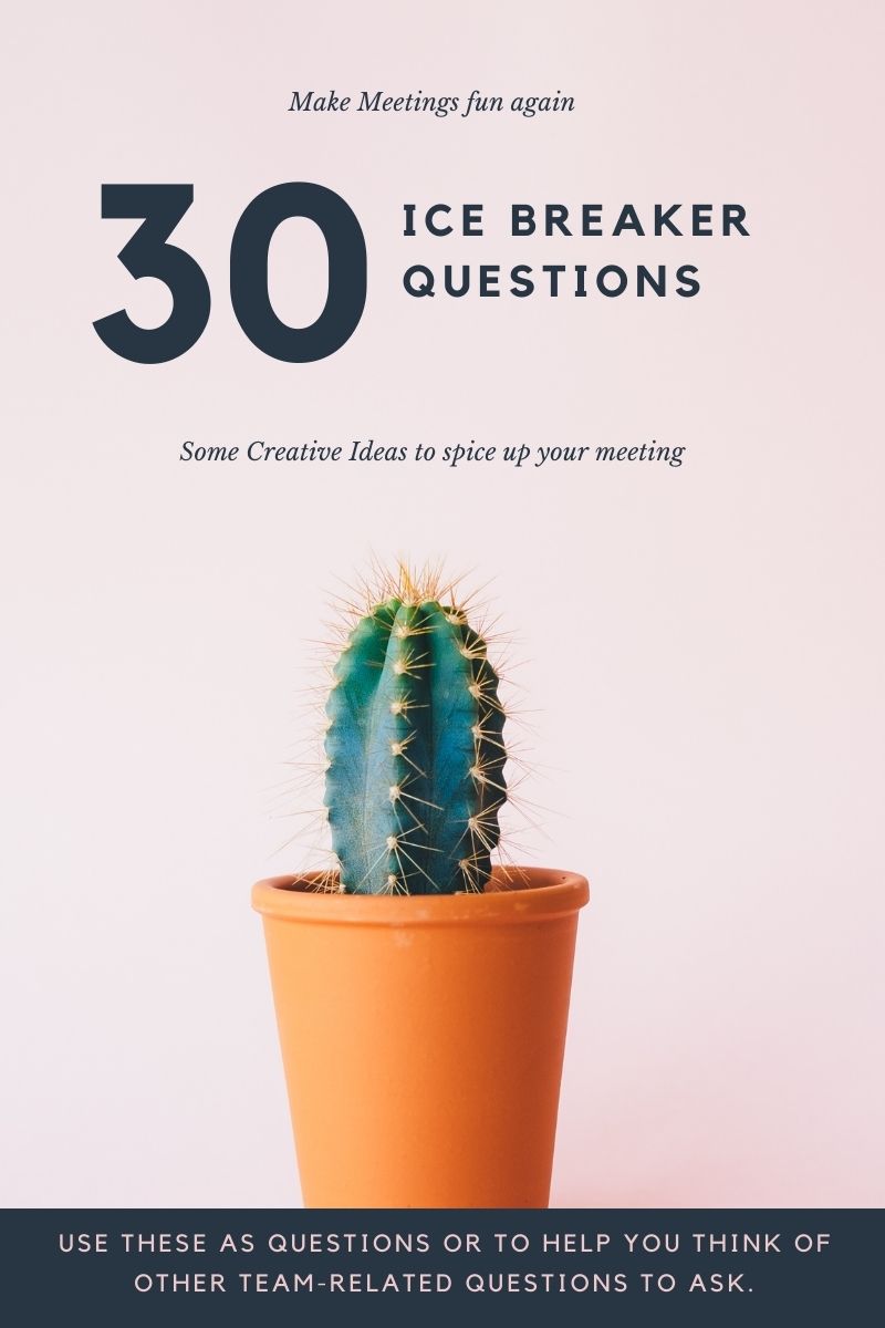 30 Ice Breaker Questions Business