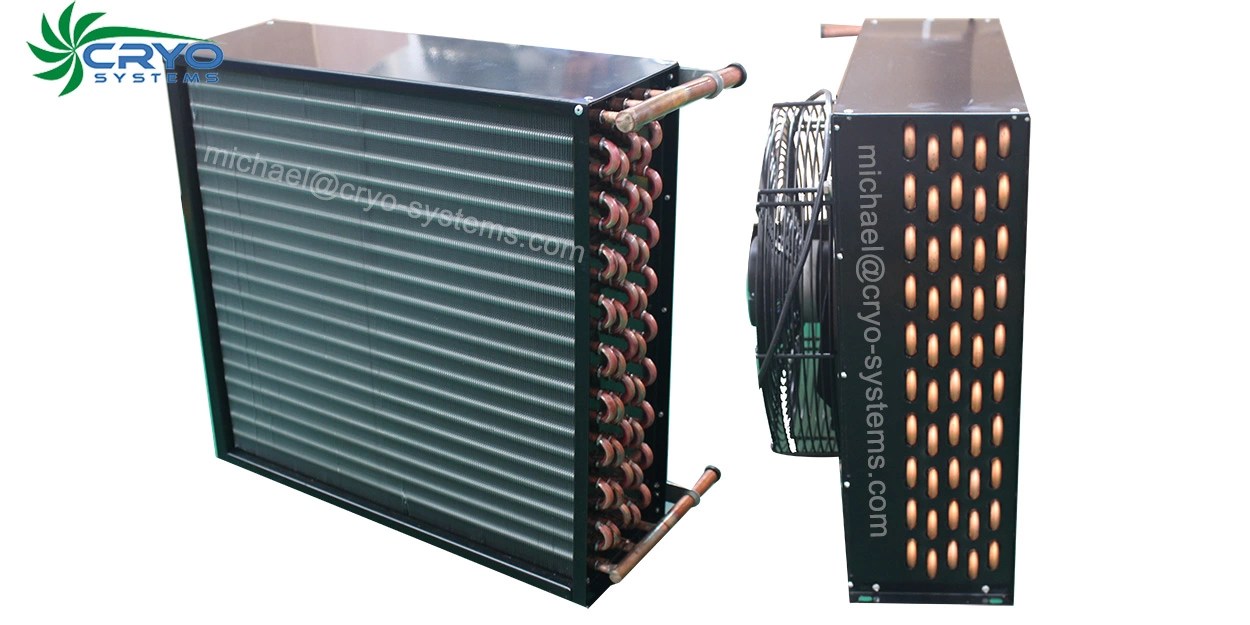 Small air cooled condenser cryosystems