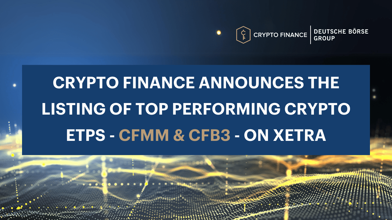 Announcement CRYPTO FINANCE ANNOUNCES THE LISTING OF TOP PERFORMING
