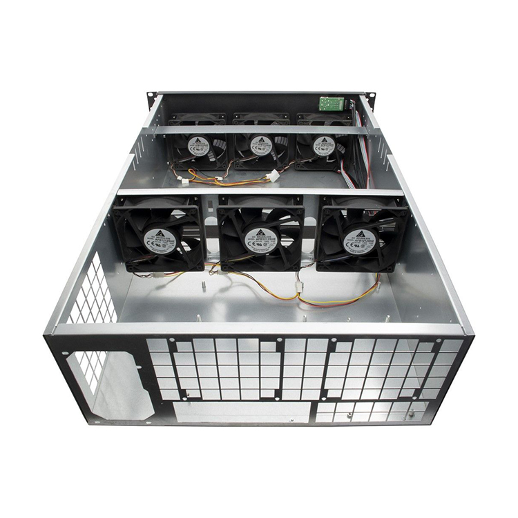 4U 8GPU mining rig server case Crypto Coin Mining