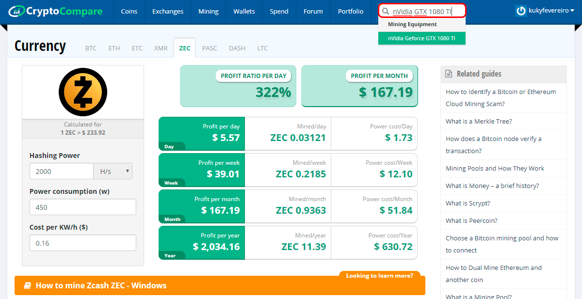 Crypto Profit Calculator Mining Litecoin Mining Calculator Khs