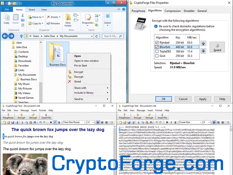 Easytouse data encryption software for personal and professional