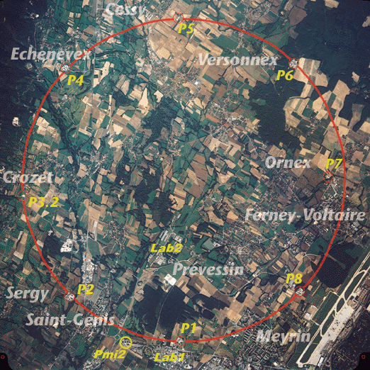 Large Hadron Collider Map Cryptohedonology » Blog Archive » The Large Hadron Collider counter