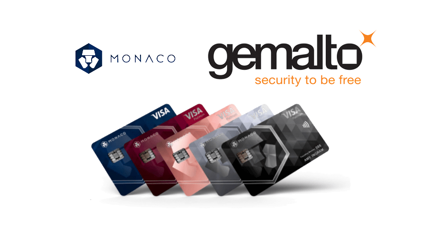 Crypto debit card Monaco partners with Gemalto for highend metal card