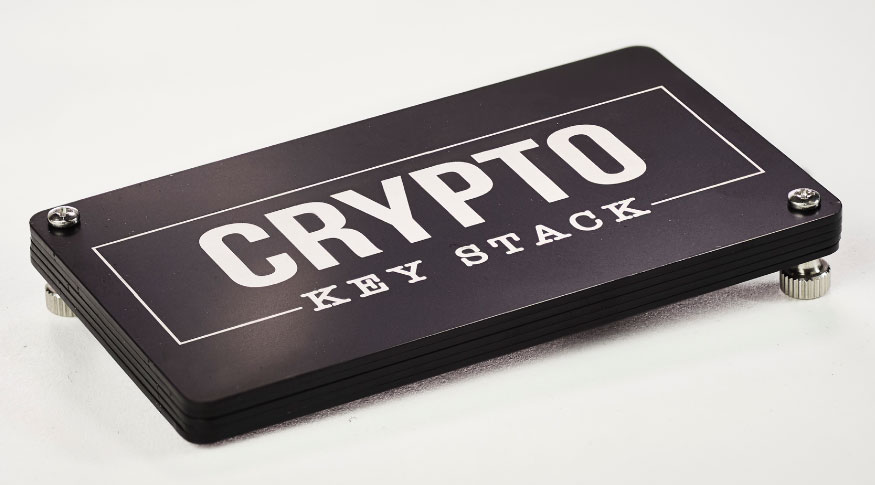 Crypto Key Stack Fireproof, Waterproof Mnemonic Seed Backup