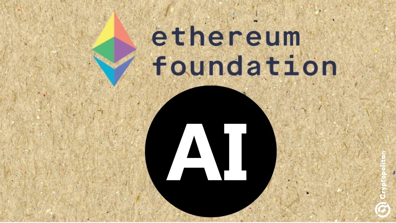 Ethereum Foundation launches AI team to build an AI settlement layer