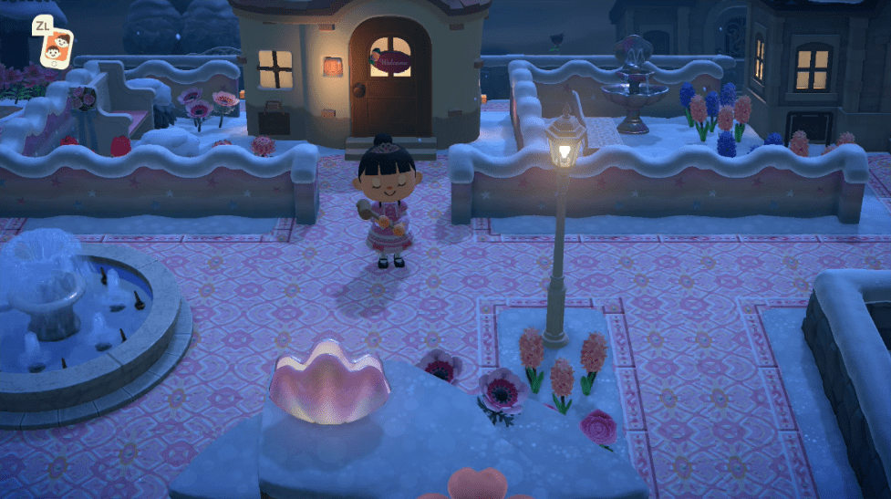 Animal Crossing New Horizons Day 327 The February Update AND MERMAID FENCES!! Crystal Dreams