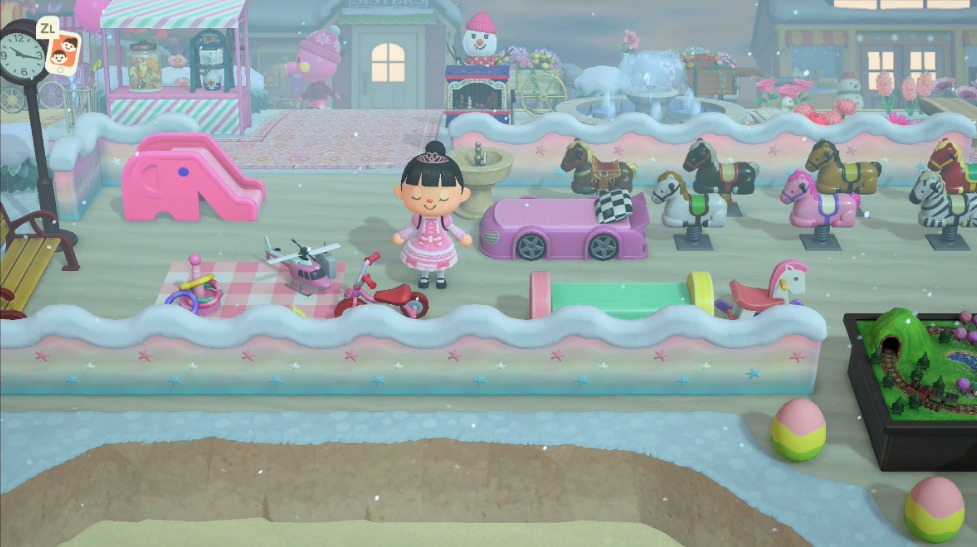 Animal Crossing New Horizons Day 327 The February Update AND MERMAID FENCES!! Crystal Dreams