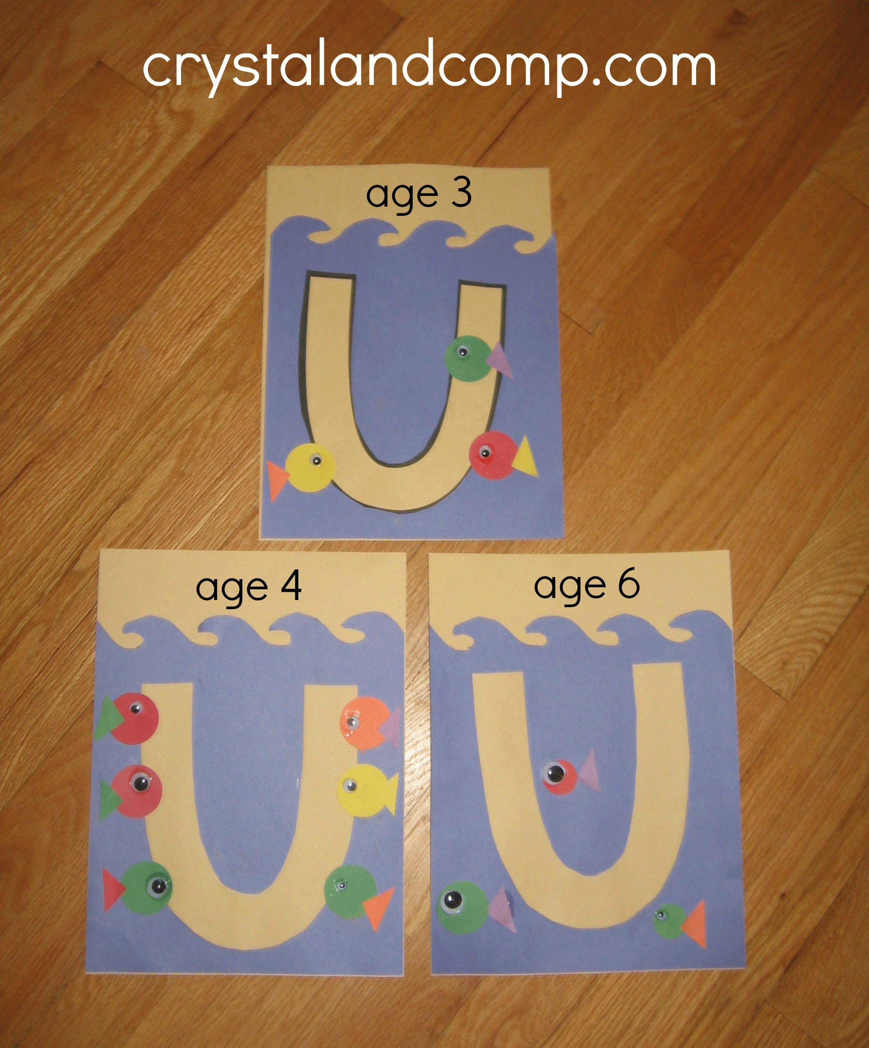 U is for Underwater A Letter of the Week Preschool Craft
