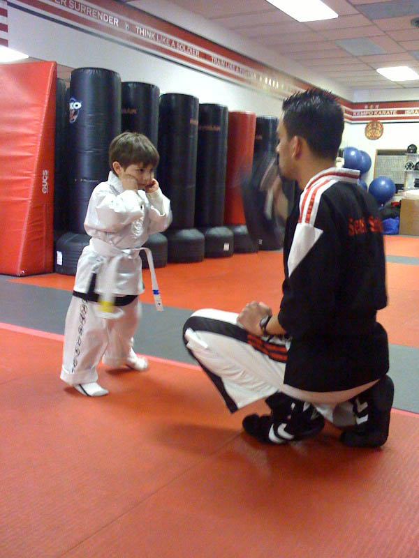 Noah's Private Karate Lesson March 2009